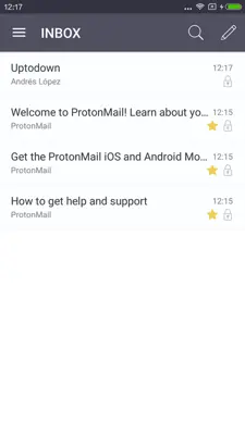 Proton Mail android App screenshot 3