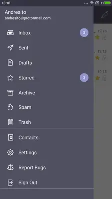 Proton Mail android App screenshot 4